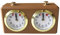 Horloge d'échecs, minuteur d'échecs mécanique Professionnel avec Bouton de démarrage de synchronisation, temporisateur 'Horloge Portable analogique 6x4x2 pour Board International