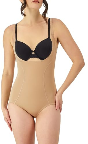 Maidenform womens Ultimate Slimmer Your Own Bra Briefer Fl2656 shapewear bodysuits, Body Beige, X-Large US