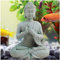 livelyfish Aquarium Buddha Statue Japanische Buddah Figur Fisch Tank Buda Skulptur Zen Sandstein Ornamente Unterwasser Landschaft Dekoration