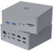 SUTOUG USB-C 4k at 30 Hz Triple Display Docking Station with Charge Support for MacBook Pro and Windows USB 3.1 Gen2 Type C Systems (2 HDMI,DP,7 USB Ports, 60w USB PD), MacOS only in Mirror Mode
