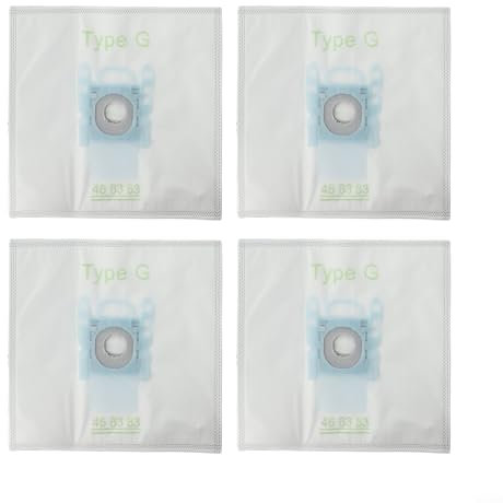 Kit di accessori per spazzatrice, set di sacchetti per aspirapolvere, 5/10 sacchetti di tipo G ForBosch/Siemens, detriti di polvere raccolti (A)