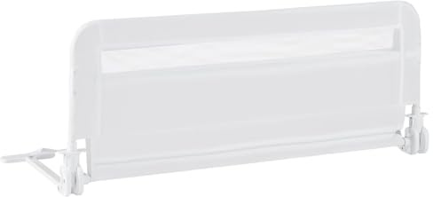 LIFEZEAL Griglia per letto per neonati, protezione da cadute per bambini, per letti dei genitori, culle familiari, 100 x 42 cm (bianco)