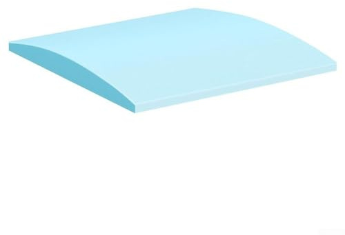 Yuanpgky High Density Sponge Sofa Support Board with Center Raised Design for Enhanced Comfort and Stability, 20x20x2 Inches(blue)