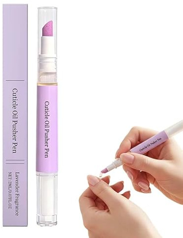Cuticle Pusher Oil Pen, 2026 New Nutrition Oil Pen, Cuticle Oil Pen for Nail Care, 3-in-1 Nail Care Pen with Ceramic Tip, Nail Strengthener for Preventing Cracking and Drying of Nails (1PC)