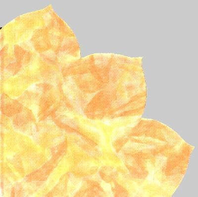 Serviette Japan Tulpenform lachs apricotMarmor 15St Liefermenge = 1