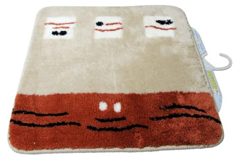 Sanwood Badteppich Togo Sand-Terracotta 60x60cm