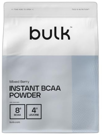 Bulk Pure Instant Branched Chain Amino Acids (BCAA), Mixed Berry, 1 kg | Powder