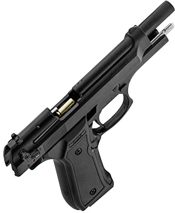 KIMAR Scacciacani Pistola a Salve Beretta 92 Calibro 9mm Nera