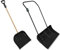 KOTARBAU® SET Pala da Neve 80 cm con Ruote + Pala da Neve 48 cm con Bordo Profilato in Alluminio, Pala da Neve con Manico in Metallo, ECO