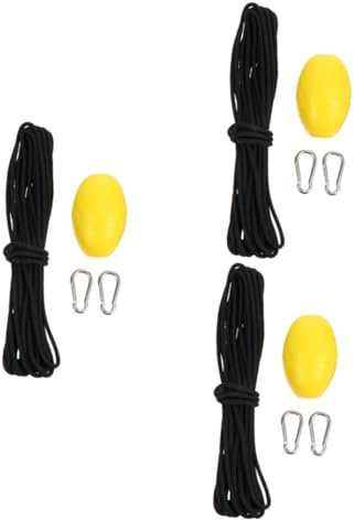 Milisten 3 Sätze Nylon-Seilboje Kajak Clip für Kajak-Kanu Bojenseilschwimmer Kajaks zum Angeln Ankerbojenball Leine Zubehör für Bootsanker Treibanker Gürtel Gummiboot PVC