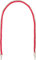 styleBREAKER Taschen Schulterriemen mit eingeflochtener Kette, Wechsel Taschengurt, Handyband, Handykette, Karabiner 02013038, Farbe:Rot