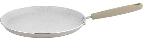 FLORINA Padella per pancake in alluminio ISLA 25CM | Padella in alluminio con rivestimento antiaderente | Riscaldamento rapido e uniforme | Maniglie soft-touch | Design Estetico