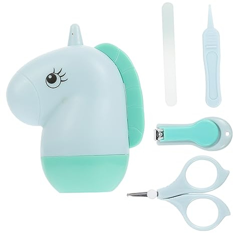 YARNOW 4piezas Cortaúñas Uñas Tijeras De Uñas Para Bebés Pinzas y Caja Cuidado Casa