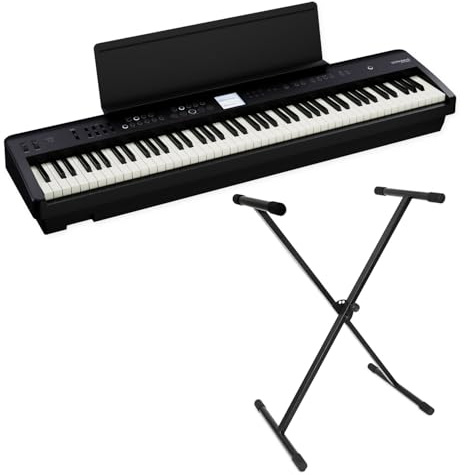 Roland FP-E50 Keyboard Stage Piano mit keepdrum Keyboard-Stativ
