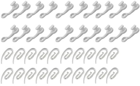 Genuine SWISH Deluxe Glider for Swish Track - 20 of + 20 Free Swish Curtain Hooks