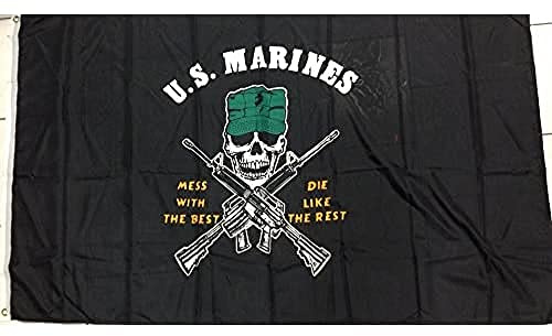 AZ FLAG - Drapeau USA Army US Marines - 150x90 cm - Drapeau Américain - Etats-Unis 100% Polyester Avec Oeillets Métalliques Intégrés - Pavillon 110 g
