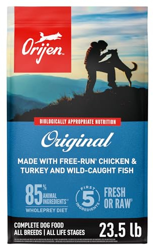 ORIJEN Grain Free WHOLEPREY Dry Dog Food Original Recipe 23.5lb Bag