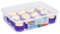 Décor Tellfresh 12 Cupcake Storage Box | Airtight Lid | Dishwasher Safe | 4L Capacity