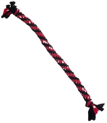 KONG Signature Rope Dog Toy – Dual Knot Mega 40 – Durable Burlap for Scratching Instincts – Large Dog Chew Toy – Strong Rope for Tug & Play – Ideal for Active Dogs – 1 Piece