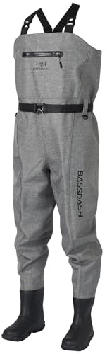 Bassdash 3D Anglerhose Wathose Wader Ultra High Strength Schwarz kariert Nylon PVC Angeln Jagd Wathosen für Männer