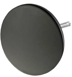 arteneur® - Badewannenstöpsel Universal Schwarz Matt | Dreifach Dichtung | Verstellbar | Rostfrei | Extra Schwer für stabilen Halt | Stöpsel Badewanne Zubehör