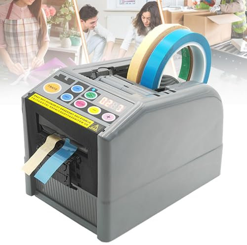 Distributore automatico di nastro adesivo, distributore elettrico di nastro adesivo, macchina elettrica for il taglio di nastri e nastri con modalità manuale/automatica, lunghezza di taglio 5-999 mm