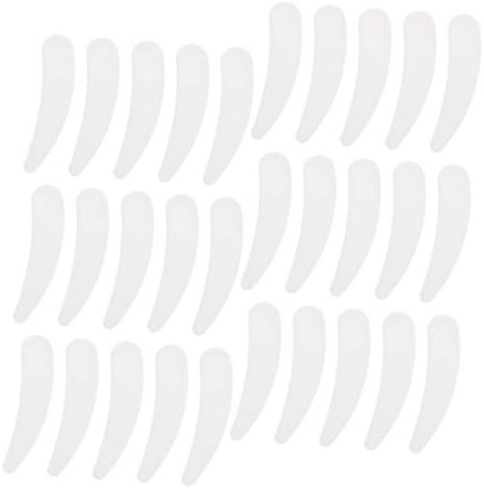 DONFAMDS Cuillères Cosmétiques Spatules Cosmétiques 100 Pièces Petites Cuillères à Crème Visage Applicateur Pp Sans Odeur Pour Femmes Usage Quotidien