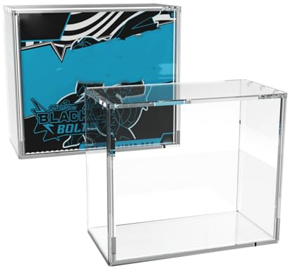 PKMN Elite Trainer Box Acrylic Case Protector – Ultra Thick 6/8mm Clear Acrylic Display Storage Box with 5mm Magnetic Closure, Scratch-Resistant Rounded Edges, Collector Display Case for ETB Boxes