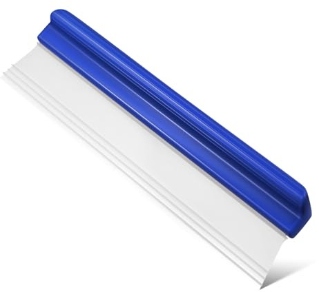 UTHCLO Raschietto per Pulizia Vetri Auto Manico Ergonomico in Abs, Strumento Versatile per Finestra e Specchio, per Lavavetri e Asciugatura Rapida
