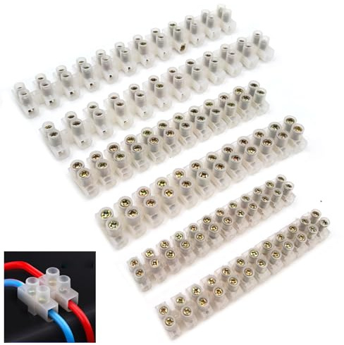 3A 15A 30A Electrical Connectors Module 12 Way Transparent Wire Terminal
