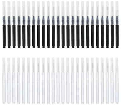 YIPFEN 40 Scovolini Ciglia Monouso (20 Neri + 20 Bianchi) | Pennelli Micro per Extension, Sopracciglia, Separazione & Styling Preciso per un Trucco Impeccabile.