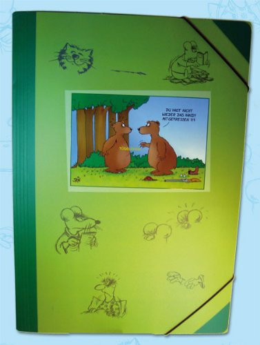 Uli Stein Sammelmappe A3 Office&School 08, Grün, A3, Standard