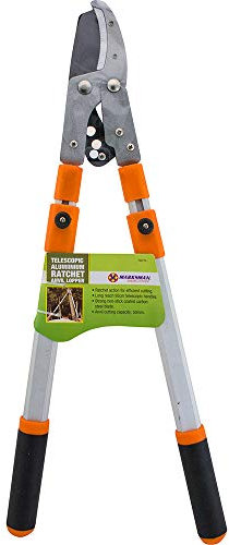 New Professional Ratchet Anvil Loppers - Pruner, with Telescopic Extending Gardening | Heavy Duty Lopper, Tree and Branch Cutters, Extendable | Garden Hand Tool