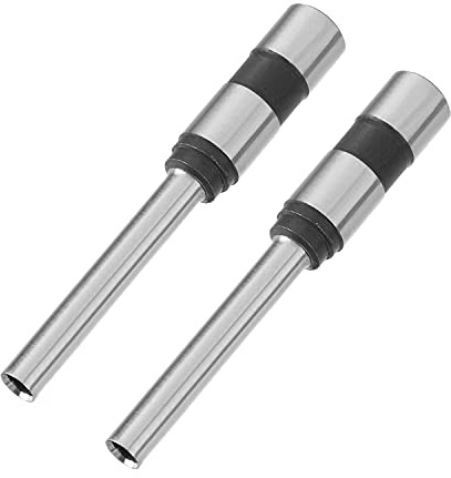 Utoolmart 6mm Paper Punch Drill, Straight Shank Hollow Bit Tool, for Hole Puncher Punching Machine, 2 Pcs