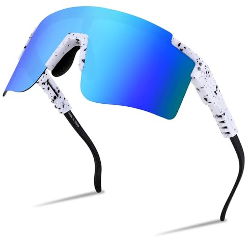 FEISEDY Sport Sonnenbrille Herren Fahrradbrille für Damen Sportbrille UV400 Schutz Radsportbrillen für Outdooraktivitäten B2837