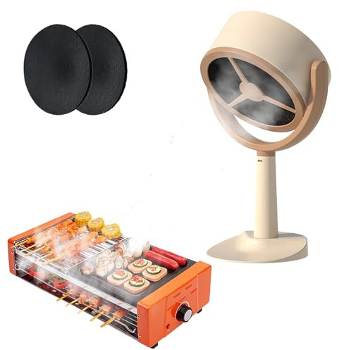 Mini Portable Range Hood, Household Desktop Cooker Hood, Adjustable Hanging Mini Extractor Hood With Strong Suction and Low Noise, Portable Exhaust Fan for Kitchen Hot Pot BBQ (USB plug-in)