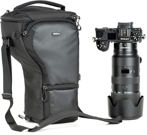 Think Tank - Digital Holster 30 V3.0 - Camera Crossbody Bag - Confirmed for Nikon Z8, Canon R5, Sony A1 with 70-200mm f/2.8 - Black