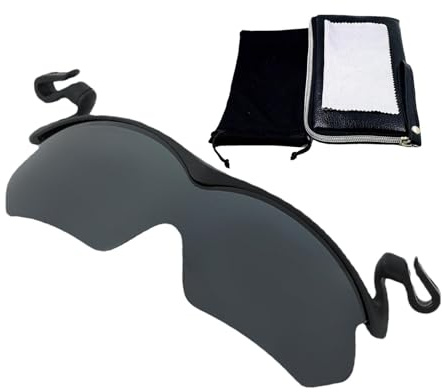 Clip-on-solglasögon – polariserade solglasögon | ultralätta ramlösa glasögon för utomhussport, cykling, körning, löpning, coola utomhusfiske, solglasögon, UV-blockerande polariserade glasögon för