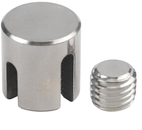 Oniissy Abrazadera de cuerda de alambre de acero inoxidable para 2 mm a 8 mm de diámetro, clip cruzado para enrejado de pared, construcción y hardware, uso en interiores y exteriores, fuerte agarre