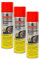 NIGRIN 3X 74063 Performance Unterboden-Wachs, farblos 500 ml