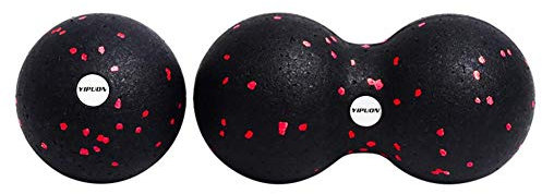 windyday Ball Faszienball Set Training Tissue Massage Ball Kit für Myofascial Trigger Point Release Lacrosse Ball Muskelroller Massagegerät für Akupressur Plantarfasziitis Reflexzonenmassage