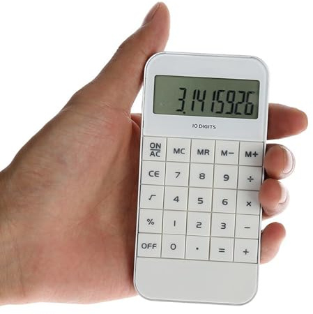 Calcolatrice Tascabile, Calcolatrice da Tavolo, Standard LCD, Piccola e Compatta, per Scuola Superiori, Media,Elementari e Ufficio