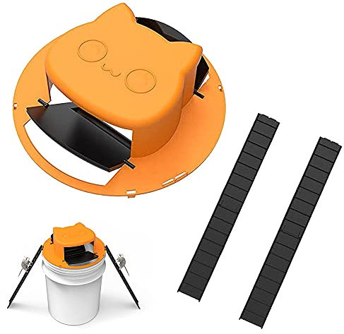Piège à Souris piège à Rat Automatique Seau piège à Souris Efficace piège à rongeurs Lutte antiparasitaire Jardin Potager, Convient 5 barils gallons (1pc)