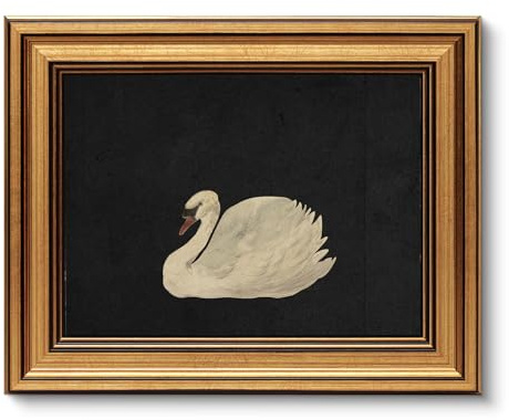 ARPEOTCY Gold Framed Vintage Wall Art, 25.5x20.5 cm