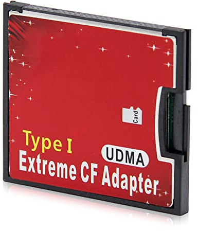 TF till CF-kortadapter, mikro-SD/SDHC/SDXC TF till CF-kortläsare
