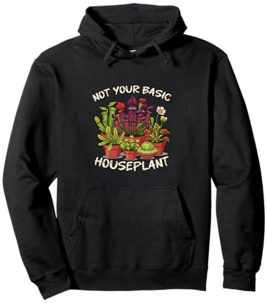 Not Your Basic Houseplant Carnivorous Plant Collection Pullover Hoodie