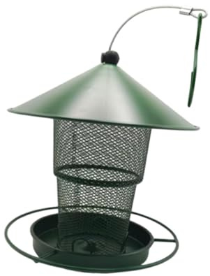 SZLIFE Mangeoire pour Oiseaux Suspendue à L'extérieur, Bol de Nourriture pour Oiseaux, Station d'alimentation, Décor de Jardin pour Balcon