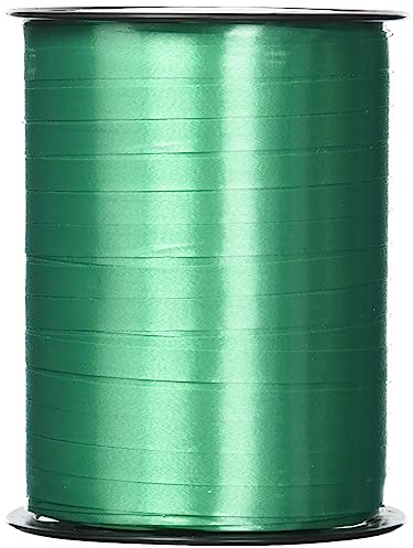 Clairefontaine 601721C spole presentband slätt (500 m x 7 mm, perfekt för pysselprojekt och gåvor) 1 st grön