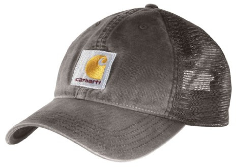 Carhartt Herren Canvas-Kappe mit Mesh-Rückseite, Kiesel, OFA