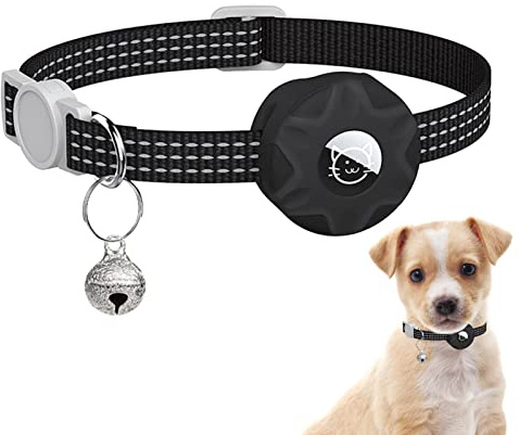 Hundhalsband för små hundar, Flexibelt reflekterande hundhalsband med säkerhetsspänne, Pet Luminous Halsband för nattpromenader, Pet Halsband för små, medelstora hundar Vigcebit